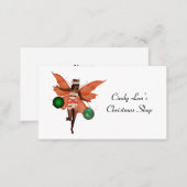 African American Christmas Fairy Business Cards (Front/Back)