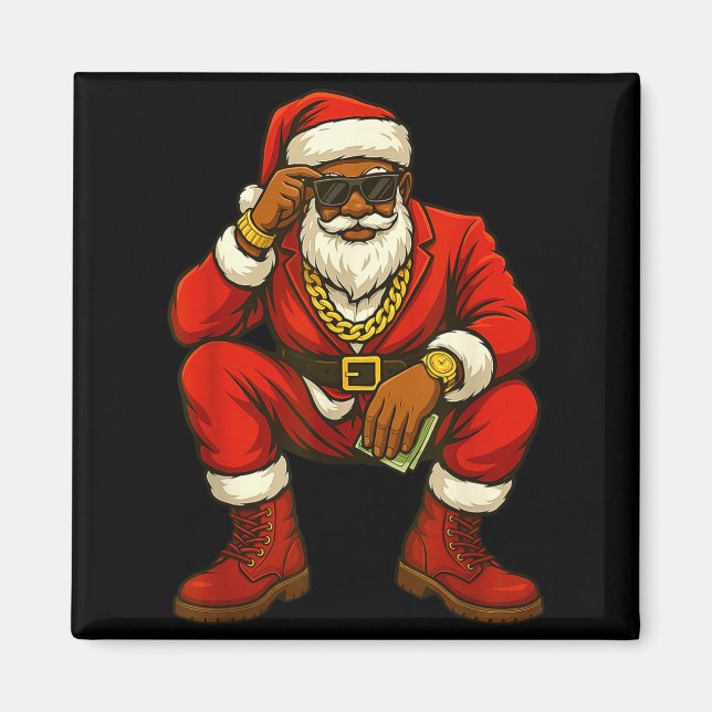African American Christmas Funny African American  Magnet (Front)