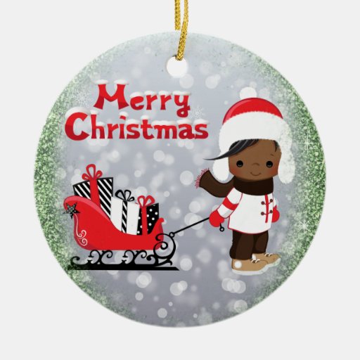 African American Christmas Ornament | Zazzle
