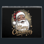 African American Christmas Pajamas Santa Claus Calendar<br><div class="desc">African American Christmas Pajamas Santa Claus Christmas PJ</div>