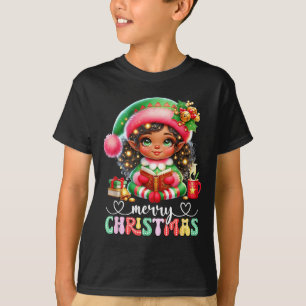 African American Christmas Shirt African Black Wom