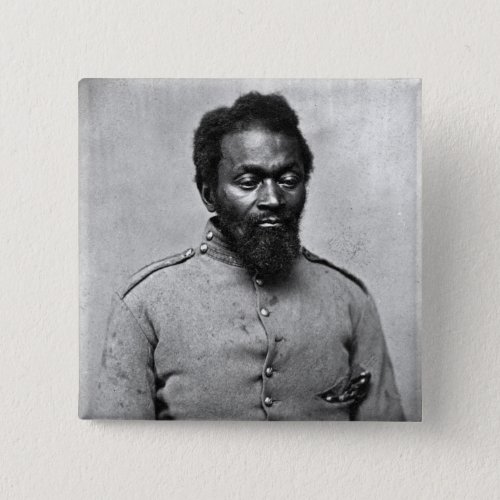 African American Civil War Soldier 1861 Button