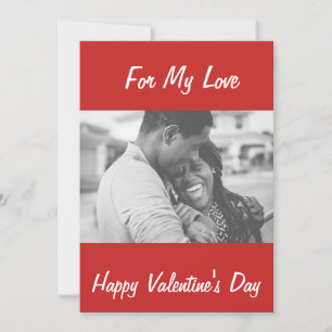 AFRICAN AMERICAN COUPLE VALENTINE'S DAY HOLIDAY CARD