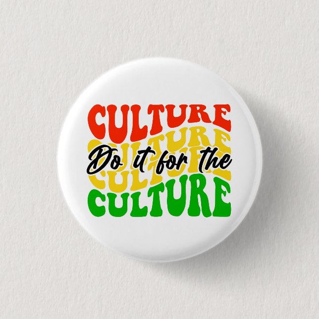 African American Culture Button (Front)