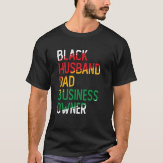 African American Dad Black Owned Business Black Hi T-Shirt
