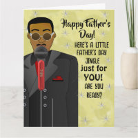 African American Dad Jingle Singing Father's Day