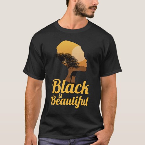 African American Design for Black History Lovers T_Shirt