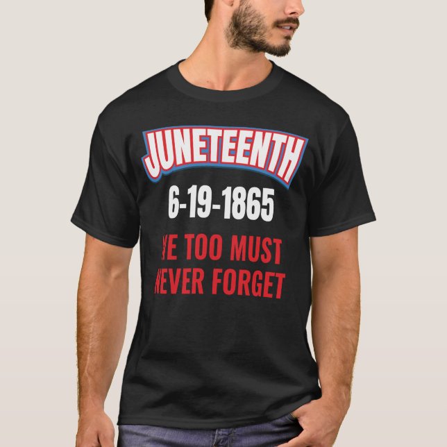 African American Design for Black History Lovers T-Shirt (Front)