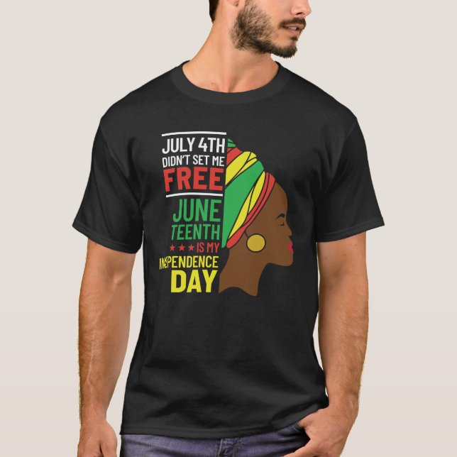 African American Design for Black History Lovers T-Shirt (Front)