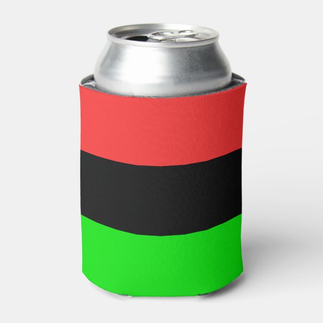 African American Diaspora Flag  Can Cooler (Can Front)