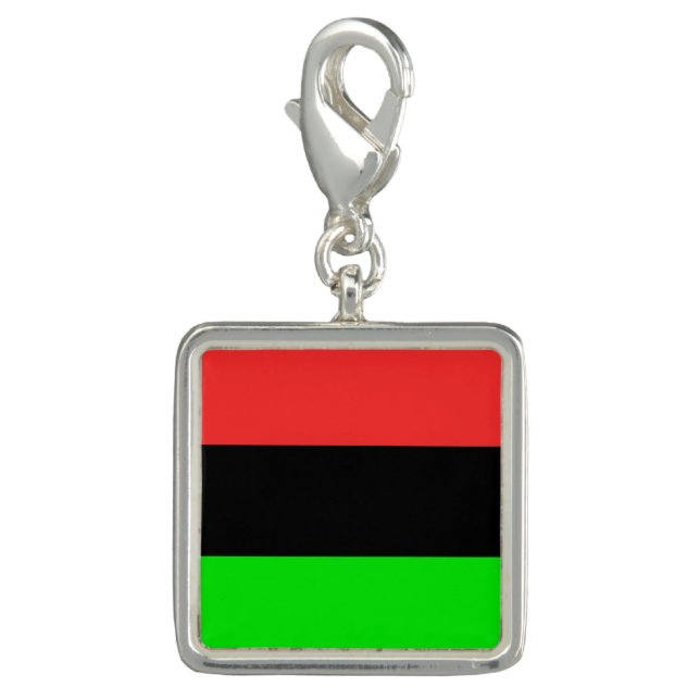 African American Diaspora Flag  Charm (Front)
