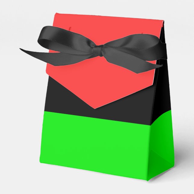 African American Diaspora Flag  Favor Boxes (Front Side)