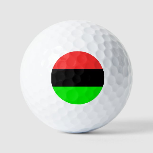 African American Diaspora Flag  Golf Balls (Front)