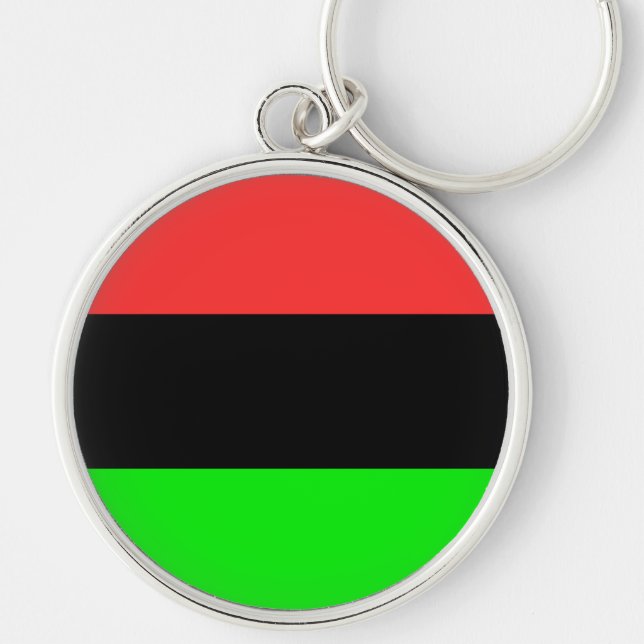African American Diaspora Flag  Keychain (Front)