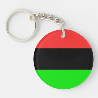 African American Diaspora Flag  Keychain