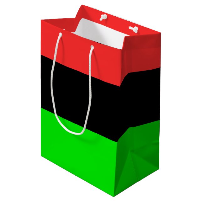 African American Diaspora Flag  Medium Gift Bag (Front Angled)