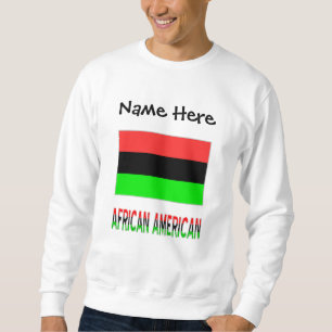 African American Diaspora Flag Personalized Sweatshirt