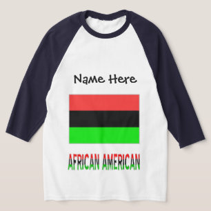 African American Diaspora Flag Personalized T-Shirt