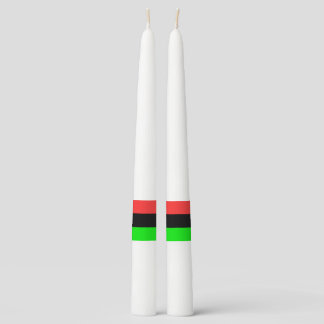 African American Diaspora Flag Taper Candle