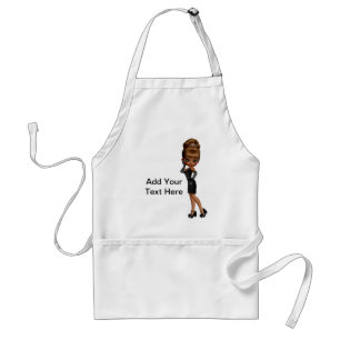African American Diva Custom Apron