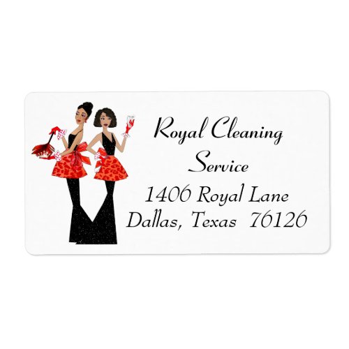 African American Diva Housekeeping Labels