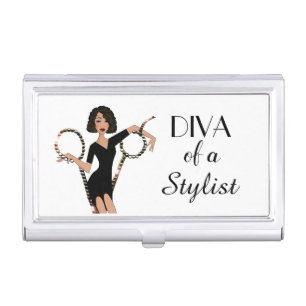 “African American Diva of a Stylist” Business Card Case