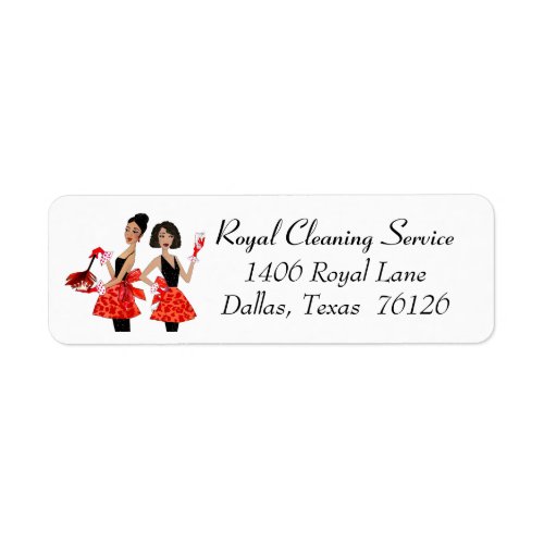 African American Divas Housekeeping Address Labels