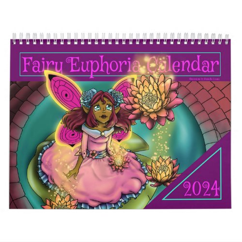 African American Fairies 2024 Calendar