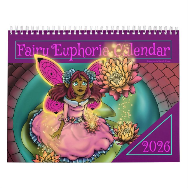 African American Fairies 2026 Calendar (Cover)