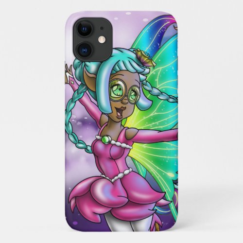 African American Fairy and Rainbow iPhone 11 Case