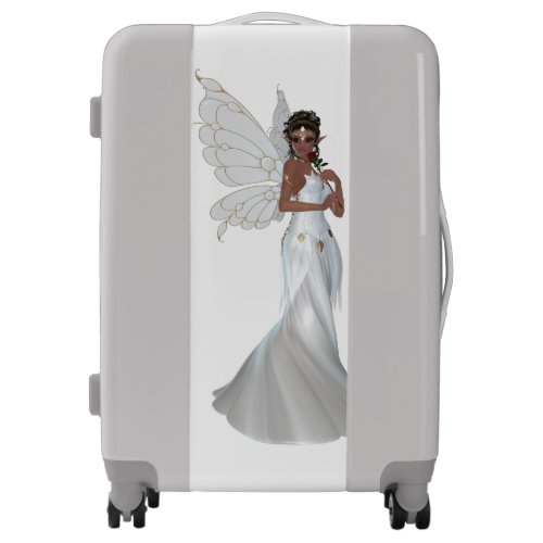 African American Fairy Ballerina Medium Luggage