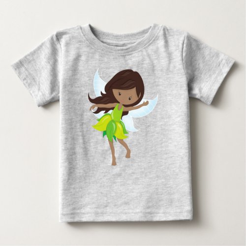 African American Fairy Forest Fairy Magic Fairy Baby T_Shirt