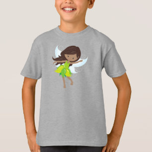 African American Fairy, Forest Fairy, Magic Fairy T-Shirt