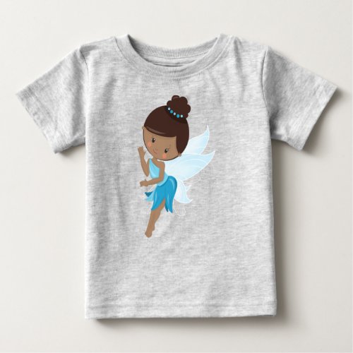 African American Fairy Magic Fairy Forest Fairy Baby T_Shirt