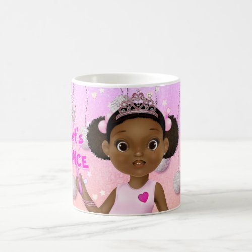 African American Fairy Princess Ballerina Coffee Mug