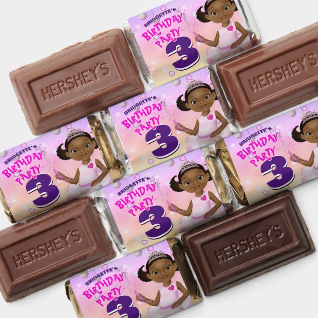 African American Fairy Princess Ballerina Hershey's Miniatures (Assorted)