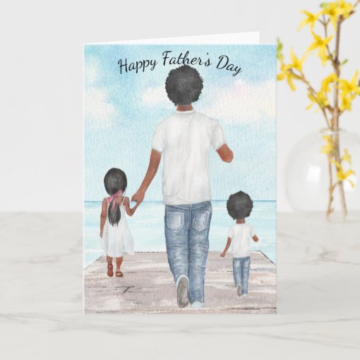 African American Father&rsquo;s Day Card | Zazzle