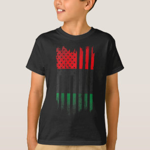 African American Flag 1865 Black History Pride  T-Shirt