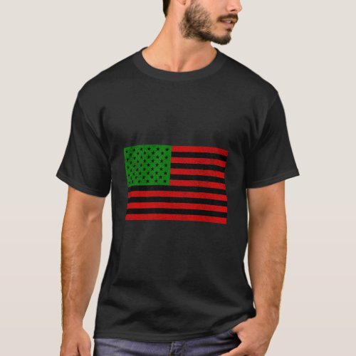 African American Flag T_Shirt