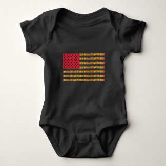 African-American Flag T-Shirt Baby Bodysuit