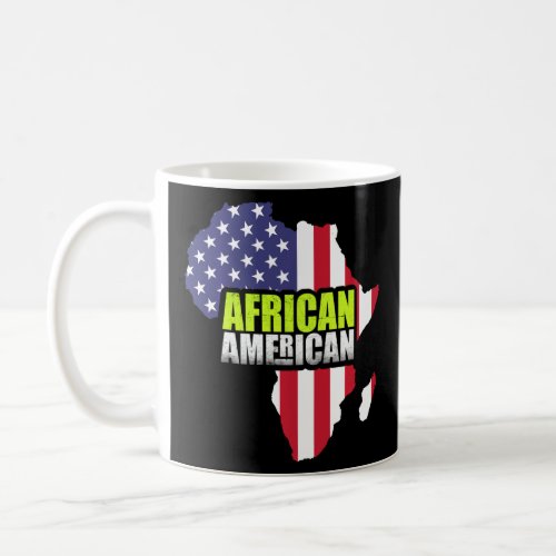 African American  For Usa America And Africa  Coffee Mug