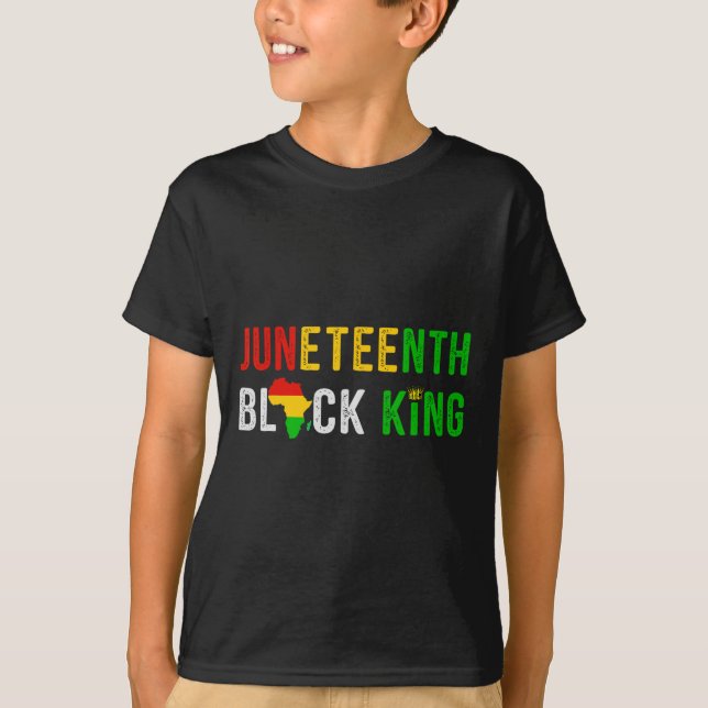 African American Freedom Black History June 19 4  T-Shirt (Front)