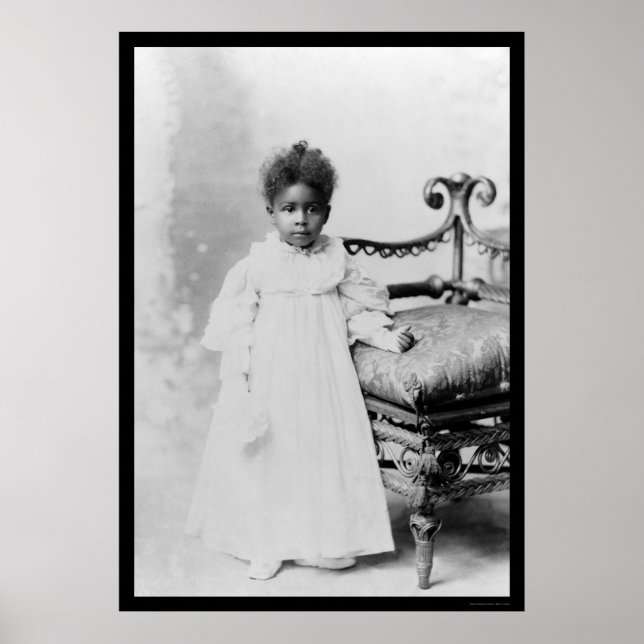 African American Girl  1900 Poster (Front)