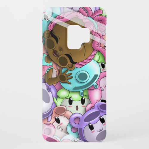 African American Girl and Bear Case_Mate Samsung Galaxy S9 Case