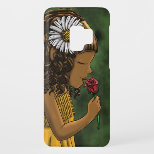 African American Girl and Rose Case_Mate Samsung Galaxy S9 Case