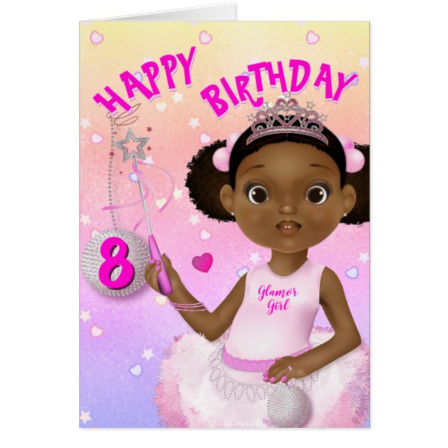 African American Girl Fairy Princess Ballerina (Front)