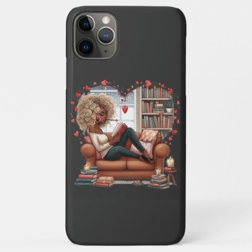 African American Girl Love Book _ Reading Lovers iPhone 11 Pro Max Case