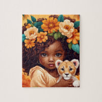 African American Girl Puzzle