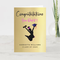 African American Girls Graduation Congratulations