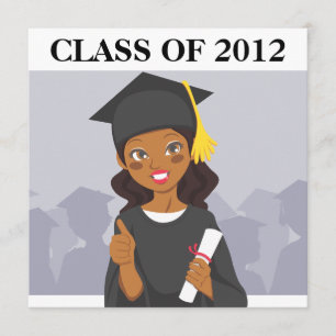 African American Graduate Invitation